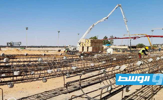 بالصور.. أعمال مشروع محطة الركاب في مطار طرابلس الدولي