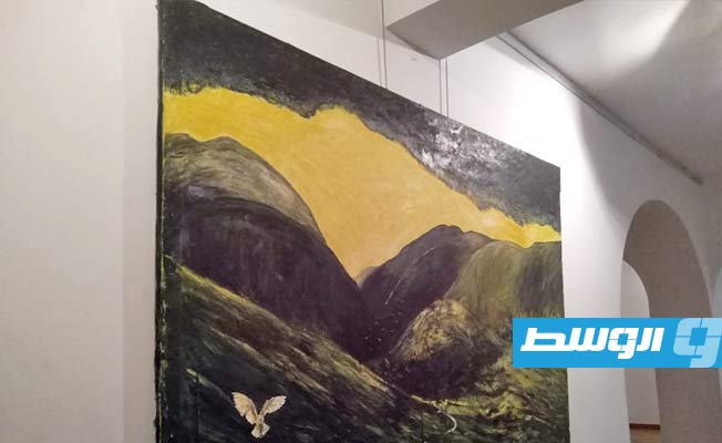 من معرض الفنان موسى أبو سبيحة (بوابة الوسط)