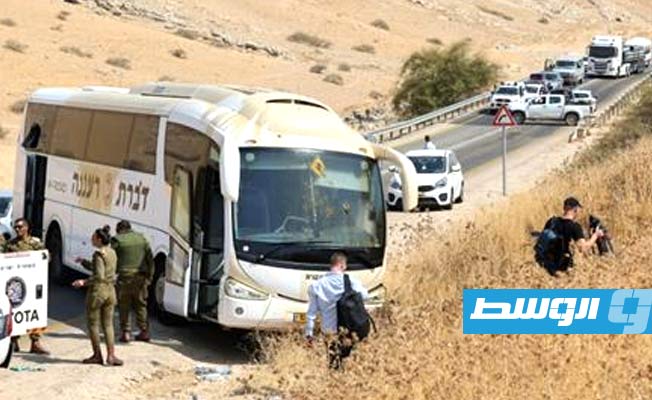 5 جرحى في إطلاق نار على حافلة إسرائيلية بالضفة الغربية المحتلة