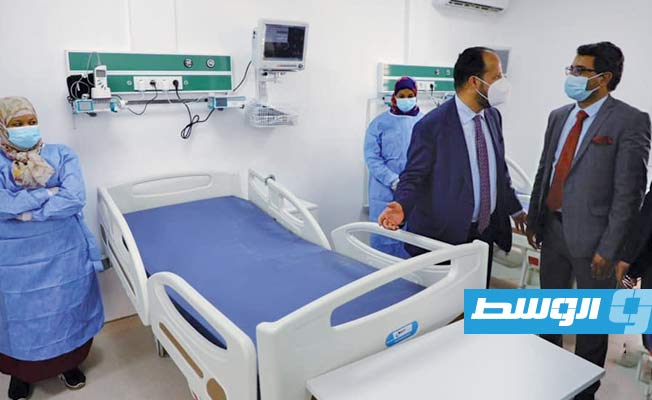Health Minister opens medical isolation center in Tawergha