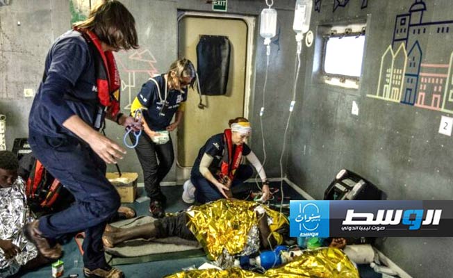 منظمة إنقاذ: غرق قرابة 60 مهاجرًا عقب إبحارهم من المياه الليبية