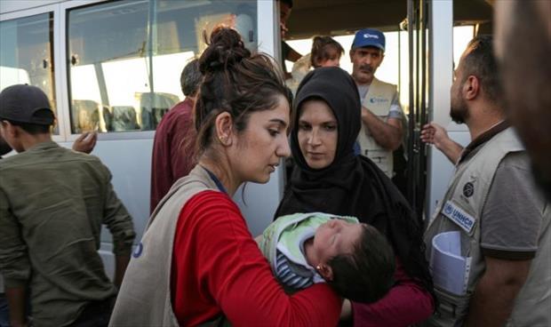 الأكراد السوريون يلجؤون إلى كردستان العراق هربا من القصف التركي