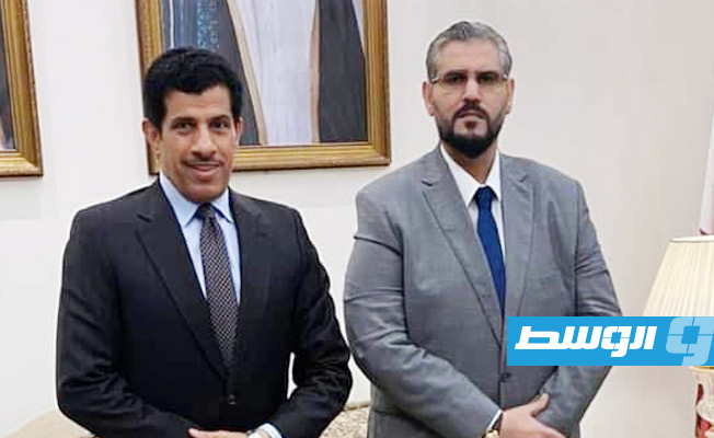 مندوبا ليبيا وقطر يبحثان التنسيق المشترك بشأن قرارات الجامعة العربية
