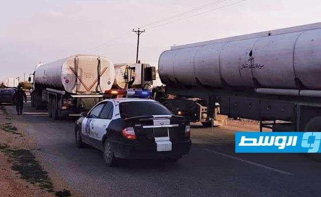 «بلدي غريان»: تأمين شاحنات الوقود المتجهة لطرابلس بعد الاعتداء على سائق