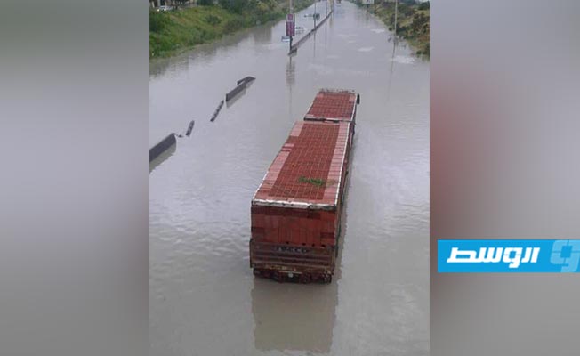 Heavy rainfall floods Tripoli and surrounding areas