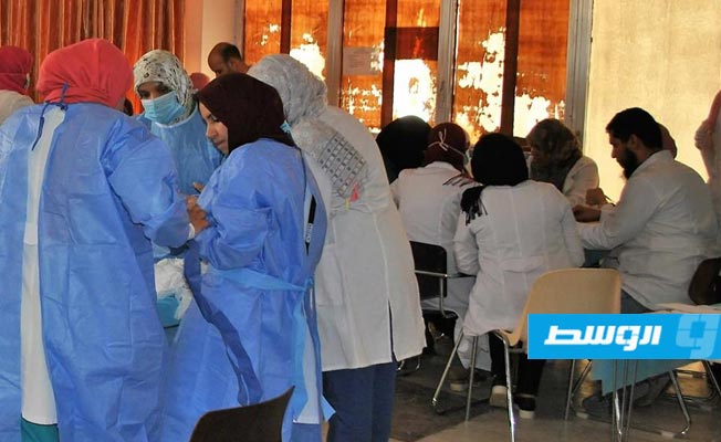 ورشة عمل حول المهارات الجراحية الأساسية بمستشفى المقريف في أجدابيا