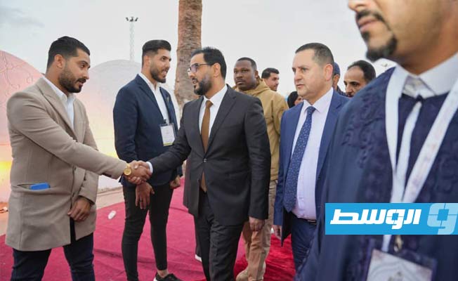 حماد خلال مشاركته في افتتاح فعاليات بنغازي عاصمة الثقافة الإسلامية، الأحد 7 يناير 2024. (الحكومة المكلفة من مجلس النواب)