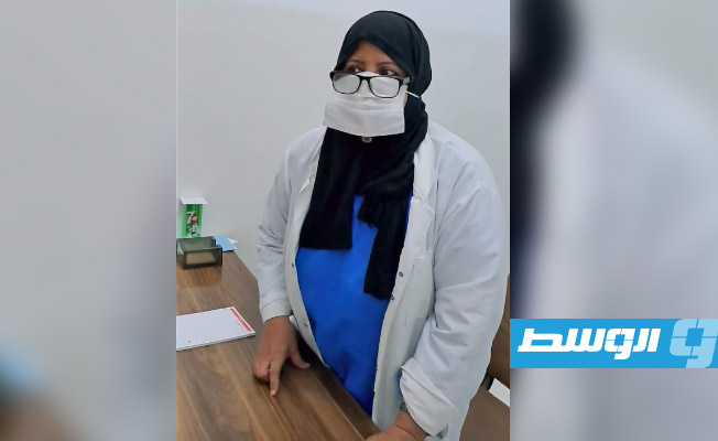 الدكتور حنان البرشة المشرفة على علاج الشاب حسن الطلمون. (فيديو)