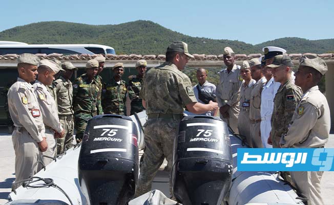 بالصور.. تدريبات للقوات البحرية الليبية والصومالية في إزمير التركية