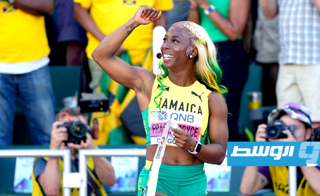 فريزر-برايس تنتزع ذهبيتها الخامسة وتقود هيمنة جاميكا على سباق 100 متر