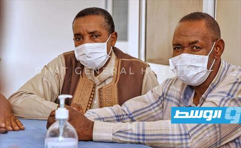بالصور.. الاجتماع التشاوري بمقر العزل الصحي في مستشفى غات