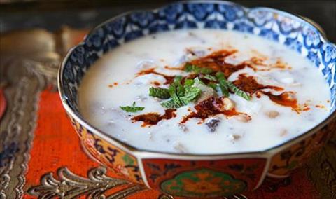 حساء الزبادي على الطريقة التركية