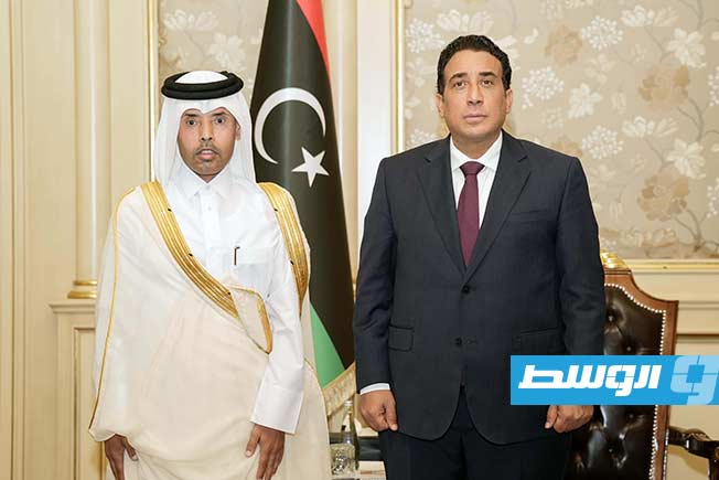 Menfi outlines his position on a political settlement to the ambassadors of United Kingdom, Qatar, and France