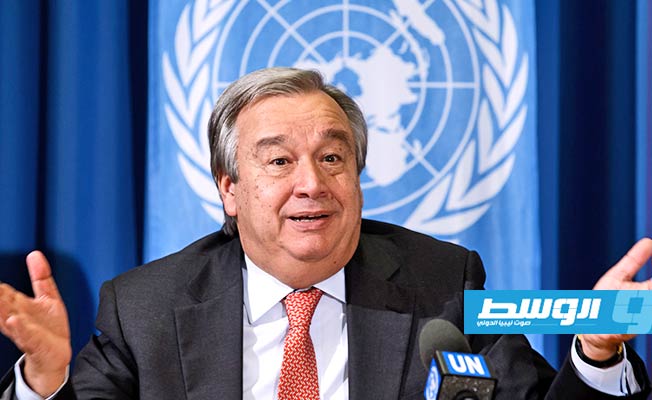الأمين العام للأمم المتحدة: طلبت من السراج وحفتر وقف إطلاق النار في ليبيا