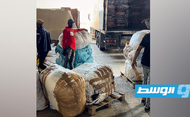 بالصور.. قوافل مساعدات من طرابلس إلى المرج