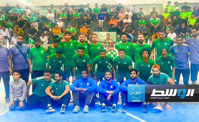 الأخضر يتوج بلقب كأس الاتحاد الليبي لكرة اليد