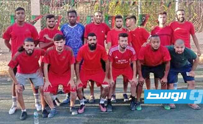 فريق كلية الهندسة في بطولة دوري جامعة طرابلس. (الإنترنت)