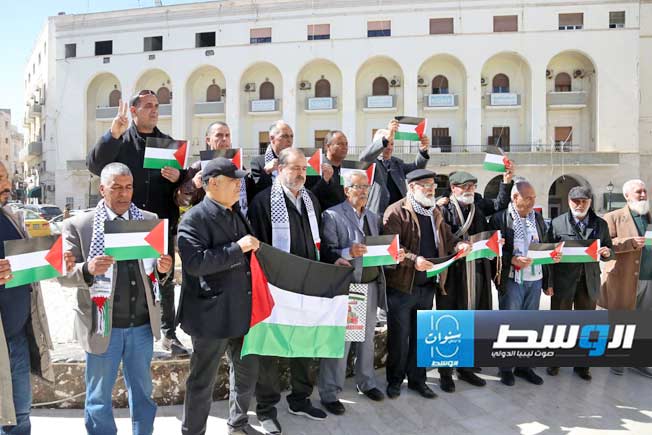 صحفيون ليبيون يتضامنون مع زملائهم الفلسطينيين