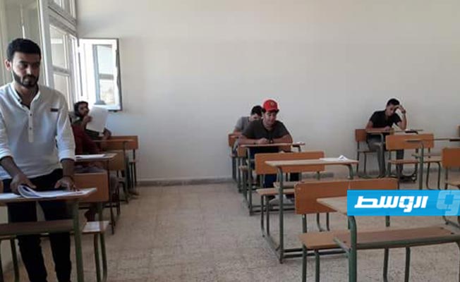 821 طالباً وطالبة يؤدون امتحانات الدور الثاني للشهادة الثانوية ببني وليد
