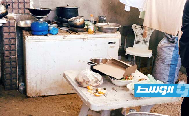 حملة تفتيش على محلات بيع اللحوم والدواجن في غات، 12 يناير 2024. (مركز الرقابة على الأغذية)