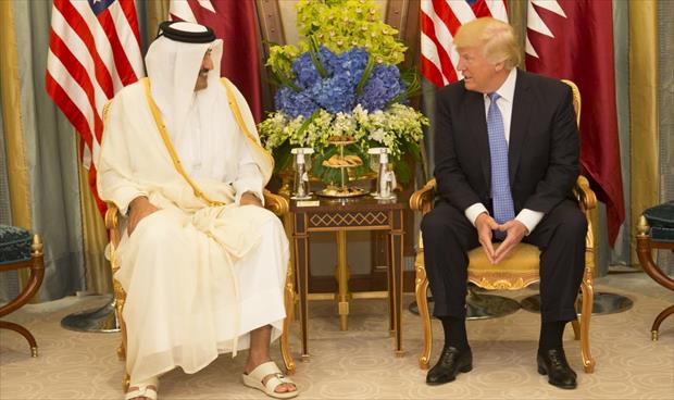 ترامب لأمير قطر عن توسعة «العديد»: الحمد لله أنها بأموالكم