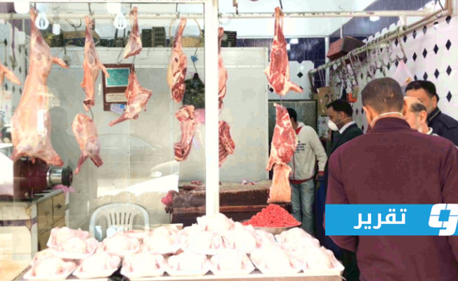 قفزة كبيرة في أسعار اللحوم والدجاج بدرنة قبل رمضان