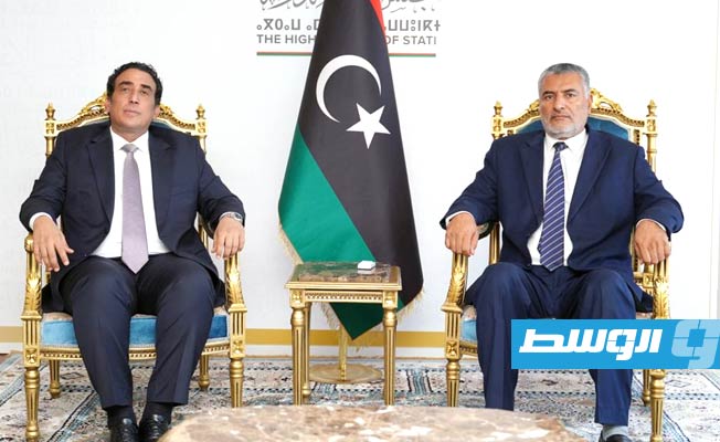 المنفي يبحث مع تكالة مستجدات الأوضاع السياسية في ليبيا