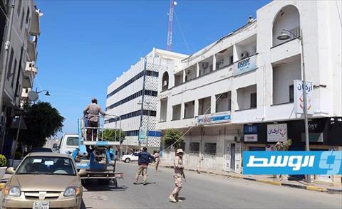 حملة لإزالة التوصيلات غير الشرعية والربط العشوائي في طرابلس, 5 أبريل 2020 (شركة الكهرباء)