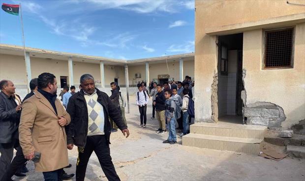 «تعليم الوفاق» توجه بإجراء صيانة عاجلة لمدرسة الأوتاد في زلطن