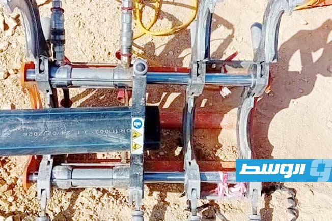 Project to connect the Al-Qara Al-Hamra neighborhood in Dirj to the water network