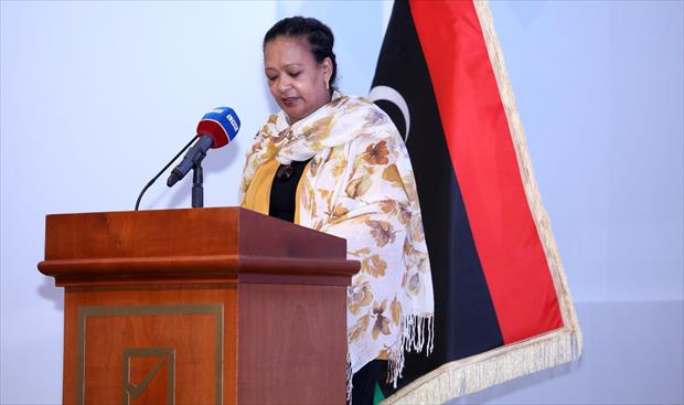 احتفالية بمناسبة انطلاق الجلسة التحضيرية لانتخاب الاتحاد النسائي العام على مستوى ليبيا. (الإنترنت)