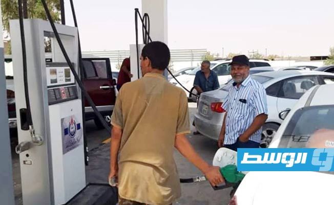 افتتاح محطة وقود تابعة لشركة البريقة بمنطقة القلعة
