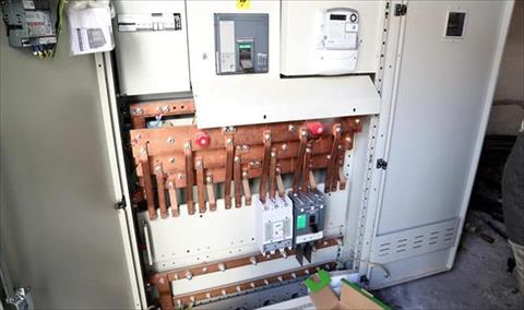 إجراء أعمال الصيانة في محطة الكهرباء، 29 نوفمبر 2019 (الشركة العامة للكهرباء)