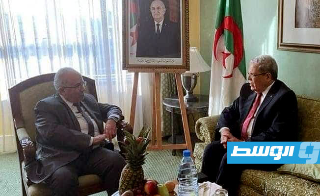 اجتماع لعمامرة والجرندي في بيروت، 2 يوليو 2022. (الخارجية التونسية)