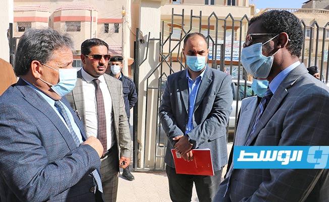 عقوب يفتتح مركزين صحيين في بنغازي، 9 يناير 2020. (إدارة الخدمات الصحية بنغازي)