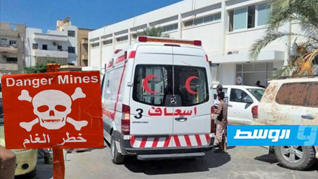 إصابة مدنيين اثنين جراء الألغام في بنغازي خلال نوفمبر