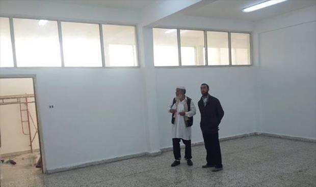 بلدية أبوسليم تعلن انتهاء أعمال الصيانة بمدرسة الاستقلال
