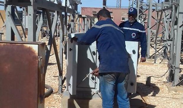شركة الكهرباء تعلن صيانة محطة تمسان