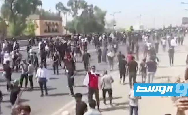 60 إصابة خلال تظاهرات «التيار الصدري» في بغداد