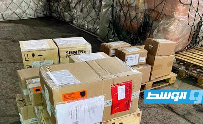 معدات ألمانية جديدة لمحطة كهرباء شمال بنغازي تصل إلى طرابلس