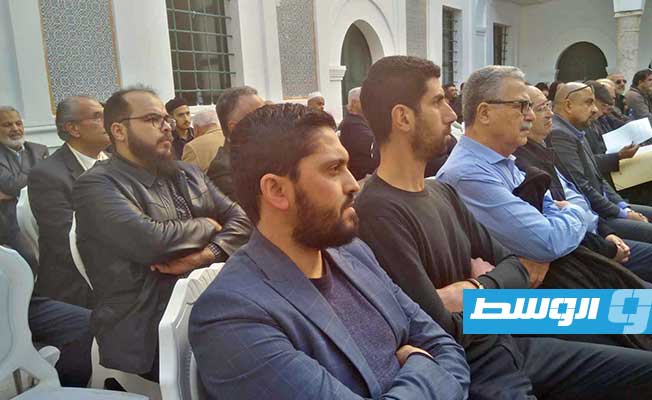جانب من الحضور بإحتفالية إصدار جهاز إدارة المدينة القديمة طرابلس لأربعة كتب عن هوية المدينة وتاريخها