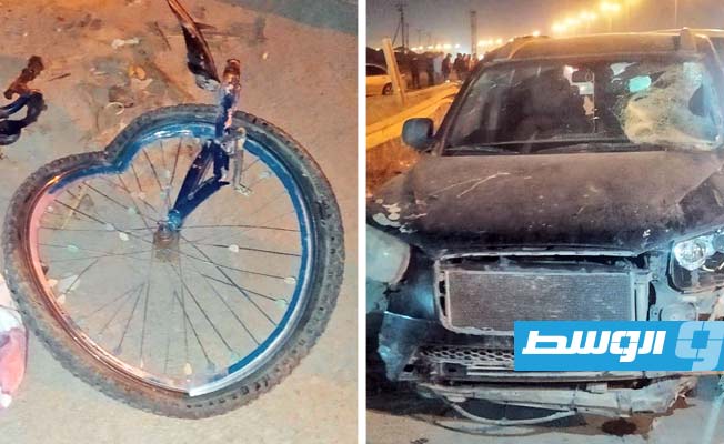وفاة شخص جراء اصطدام سيارة بدراجة في طرابلس