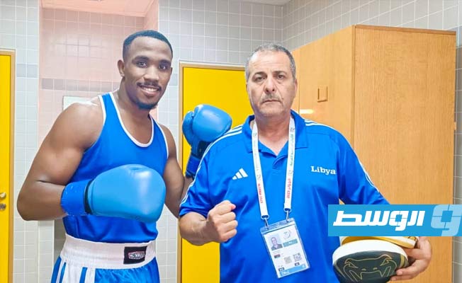 الملاكم الليبي محمد فريضة يحرز الفضية في دورة الألعاب العربية