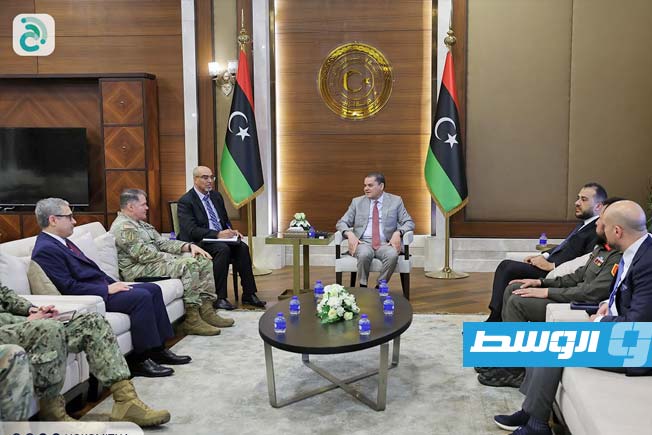 Dabaiba calls on AFRICOM to strengthen the readiness of military institutions in Libya