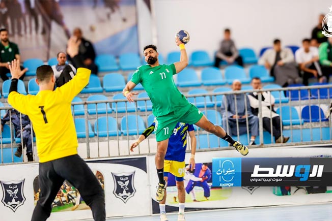 فوزان وتعادل في مسابقة الدوري الليبي لكرة اليد