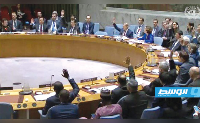 نص قرار مجلس الأمن بشأن إجراء الانتخابات الرئاسية والبرلمانية في موعدها بليبيا