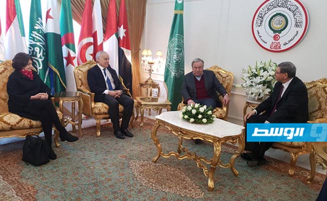 غسان سلامة يستقبل الأمين العام للأمم المتحدة في تونس