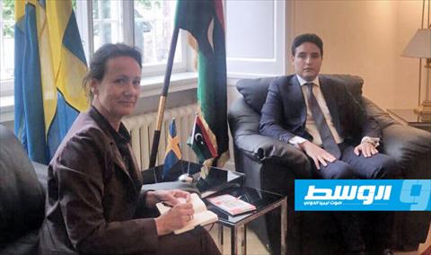 سفيرة السويد الجديدة ترحب بـ«حل سلمي» للأزمة في ليبيا