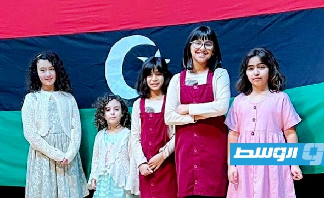 أطفال ليبيون في احتفال السفارة الليبية بكندا بذكرى ثورة 17 فبراير 2023، 18 فبراير 2023. (بوابة الوسط)