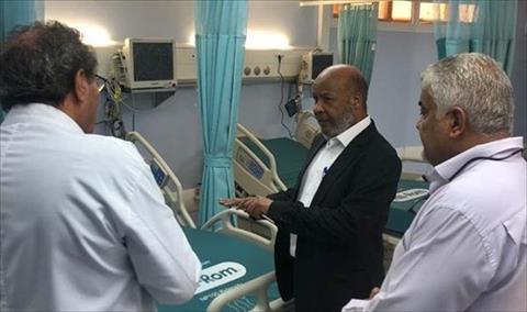 وزير الصحة يتفقد مستشفى جراحة الحروق والتجميل